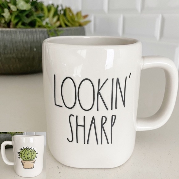 Rae Dunn LOOKIN’ SHARP Mug Tea Cup - Picture 1 of 6